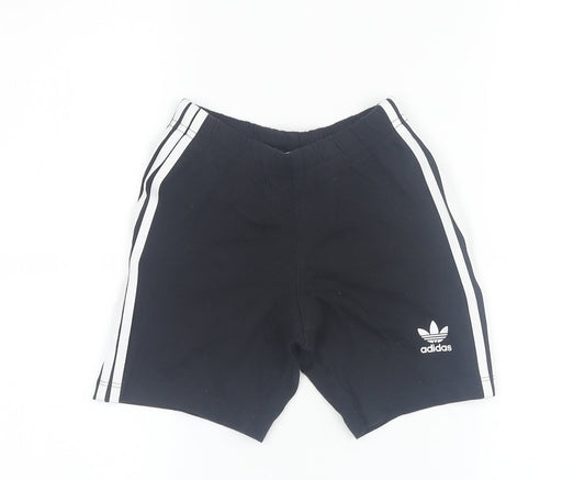 Adidas Boys Black Athletic Shorts, 2-3 Years, Activewear