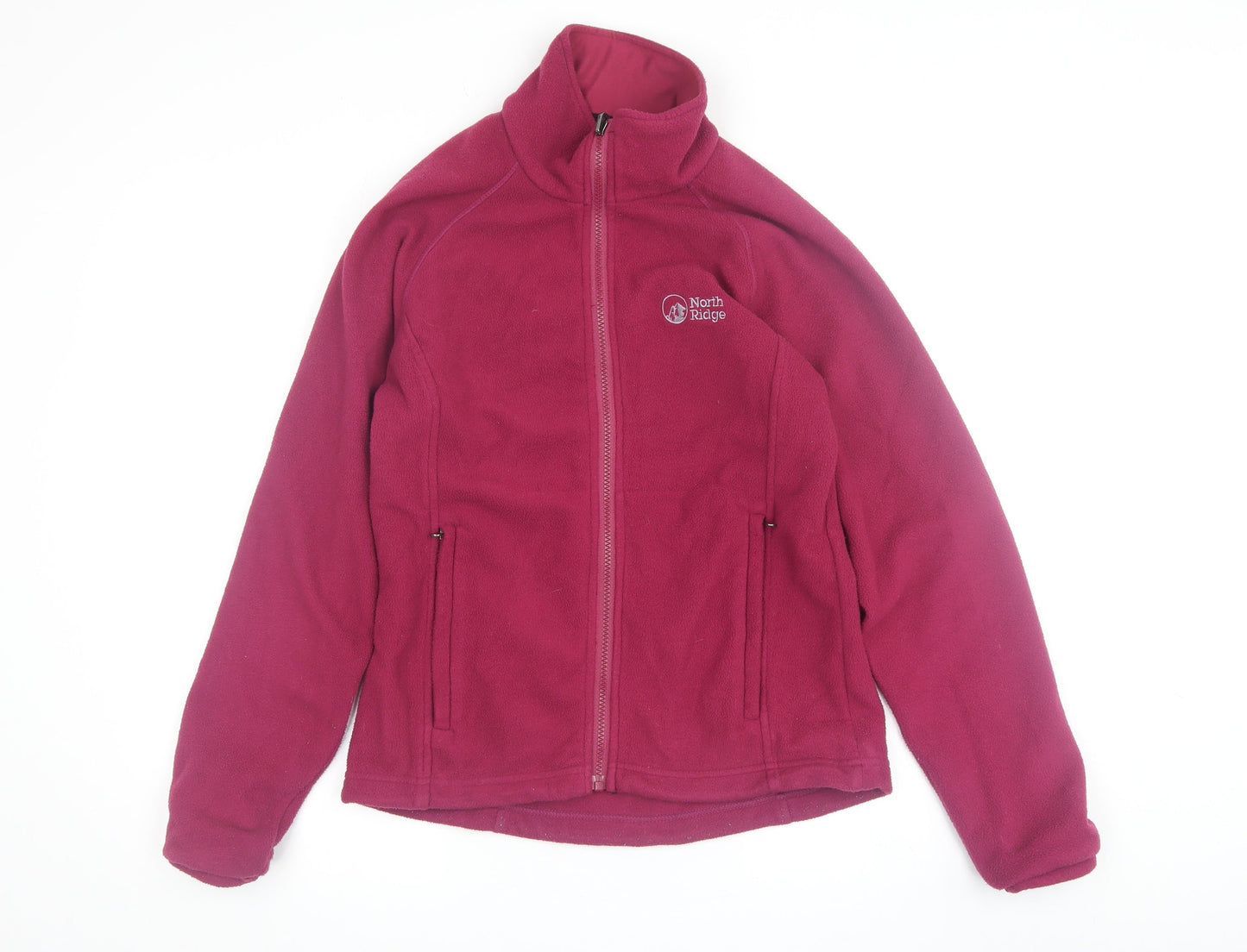 North Ridge Women's Pink Fleece Jacket Size 8