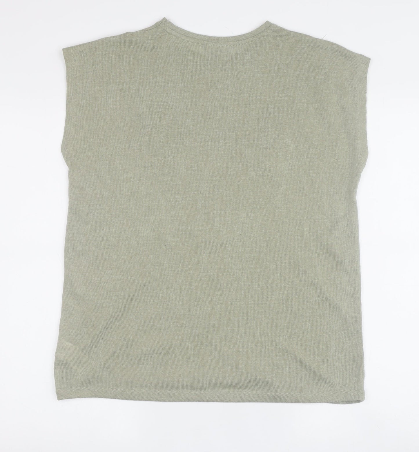 Warehouse Women's Green Basic T-Shirt Size 10