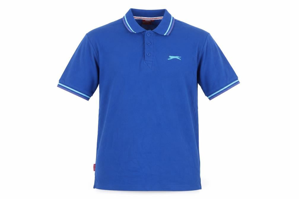 Slazenger Men's Blue M Polo Shirt, Casual Style