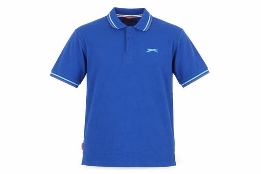 Slazenger Men's Blue M Polo Shirt, Casual Style