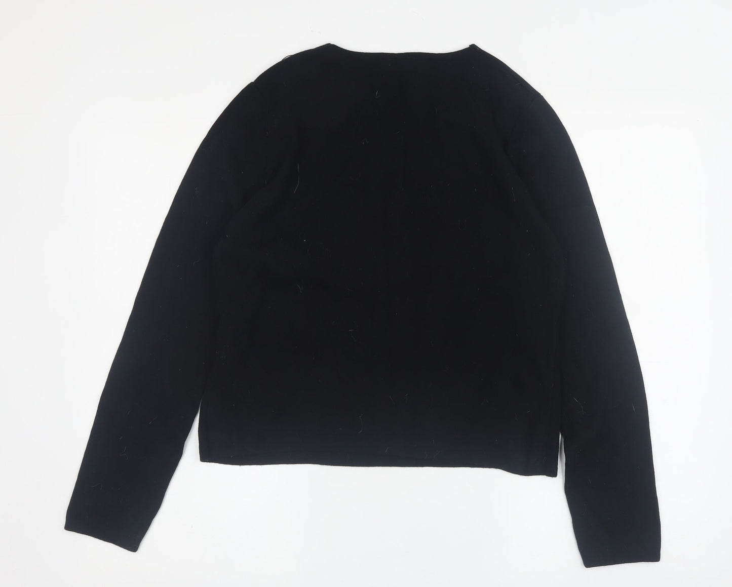 New Look Women's Black Jumper Size 18 Viscose Nylon