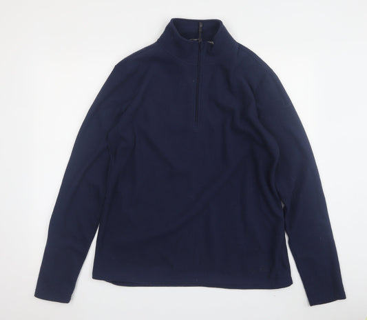 Peter Storm Women's Blue Fleece Sweatshirt Size 16