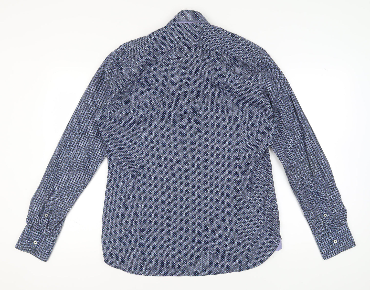 Giordano Men's Multicoloured L Geometric Casual Shirt