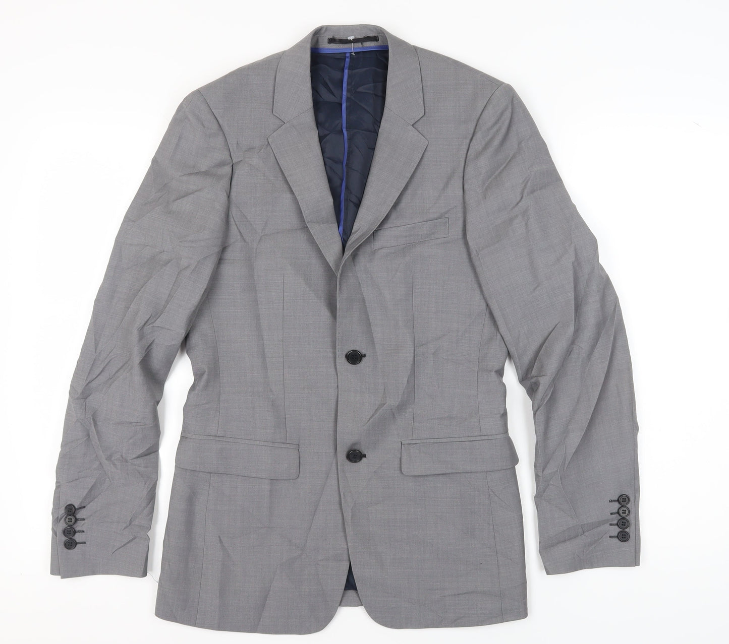 Topman Grey Men's Blazer 34R Business Suit Jacket