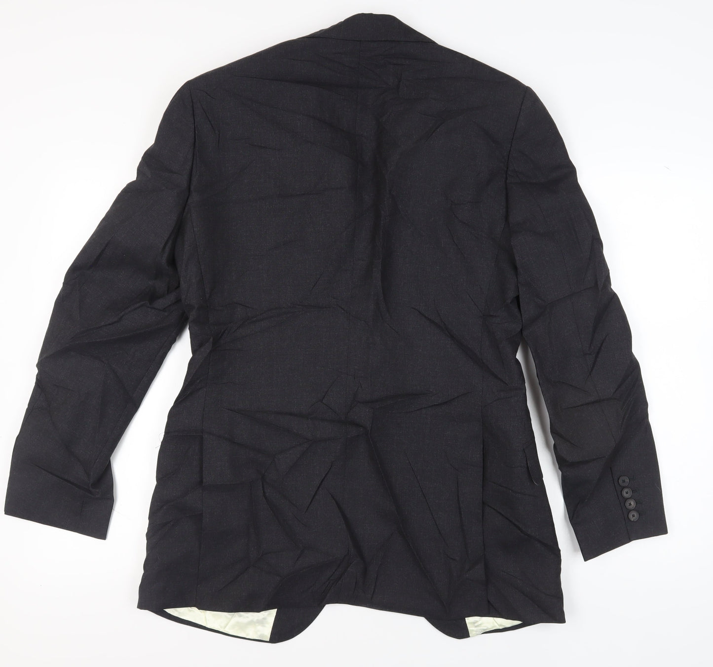 Charles Tyrwhitt Black Men's Wool Blazer 40L