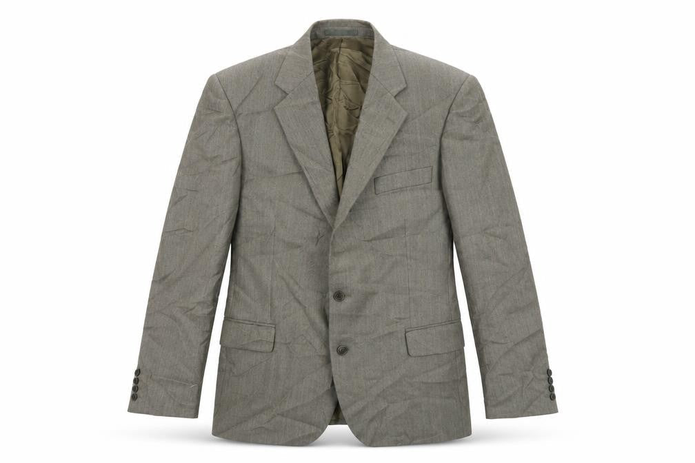 Mens 46 Chest Regular Magee Grey Two-Button Blazer