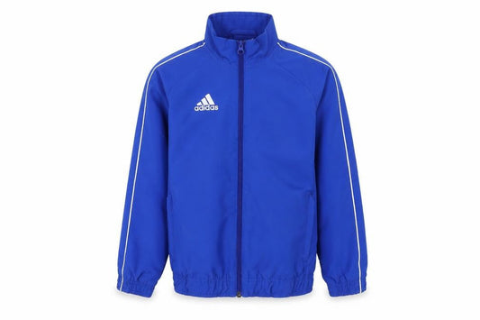 Adidas Boys Blue Track Jacket 5-6 Years Full Zip
