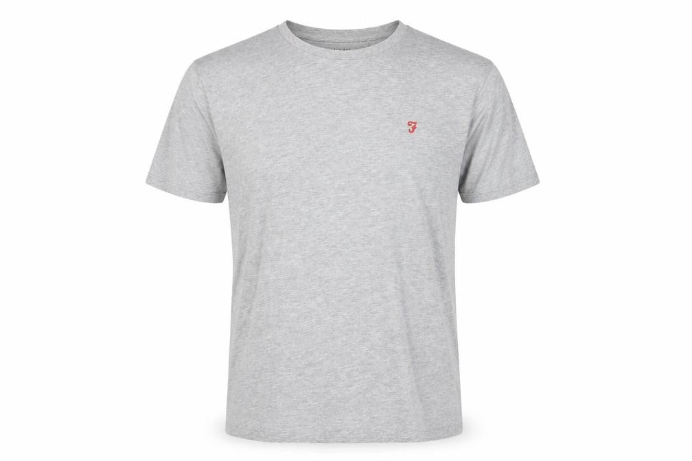 Farah Men's Grey XL Crew Neck T-Shirt