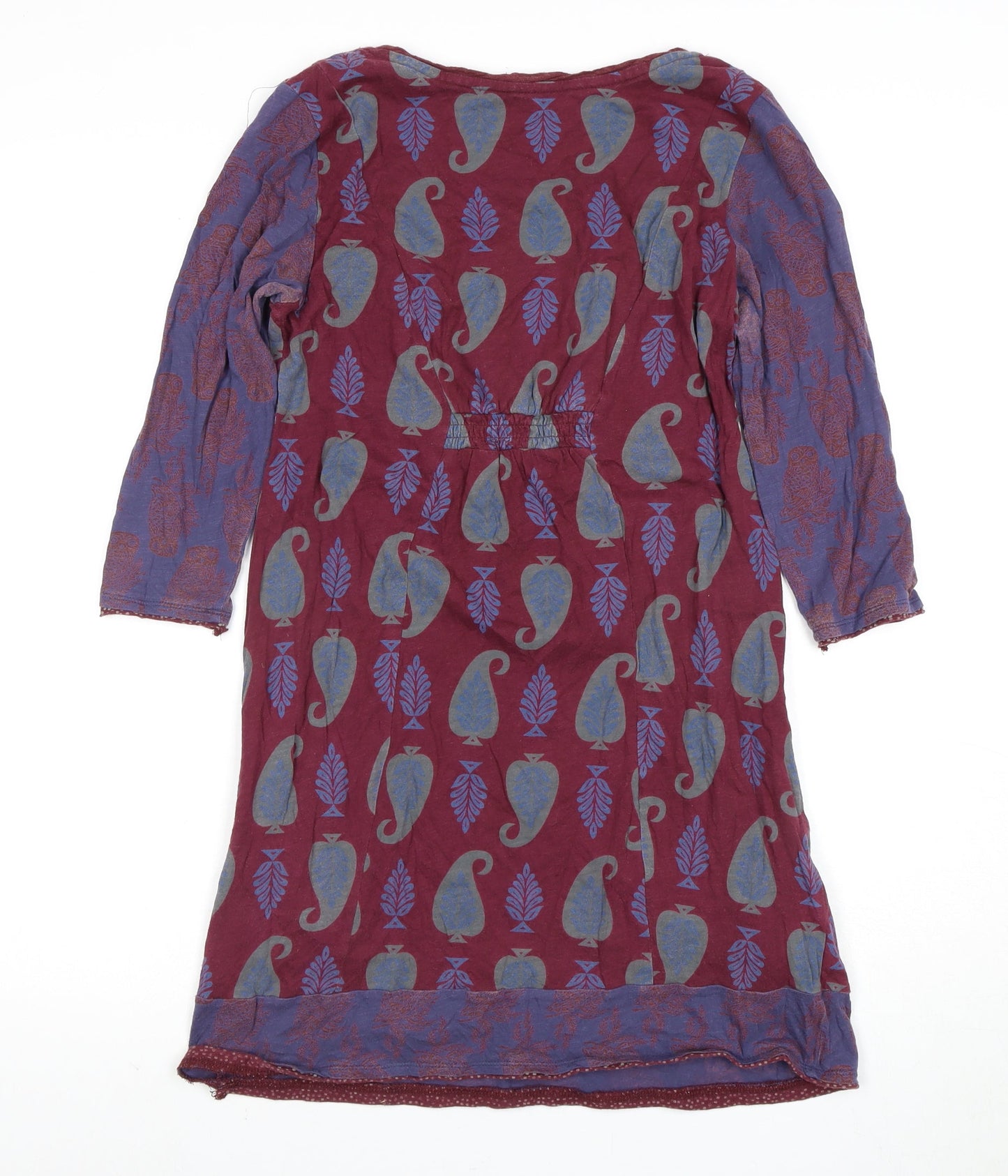 White Stuff Women's Multicoloured Paisley Tunic Blouse Size 8