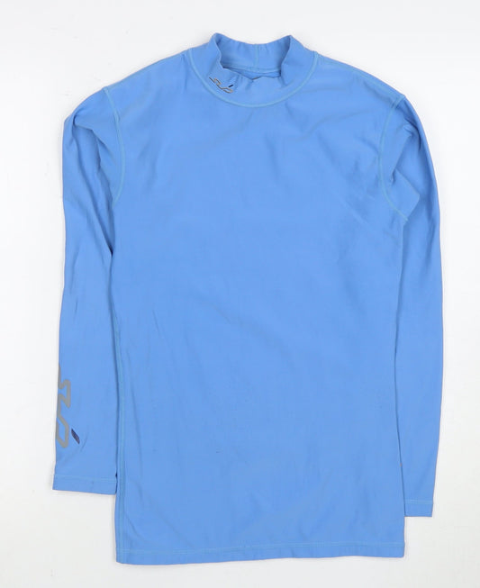 SLJ Women Blue Long Sleeve Performance Top L