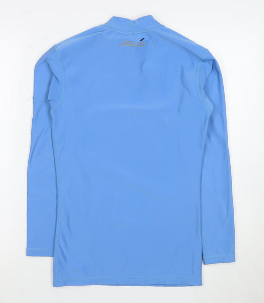 SLJ Women Blue Long Sleeve Performance Top L