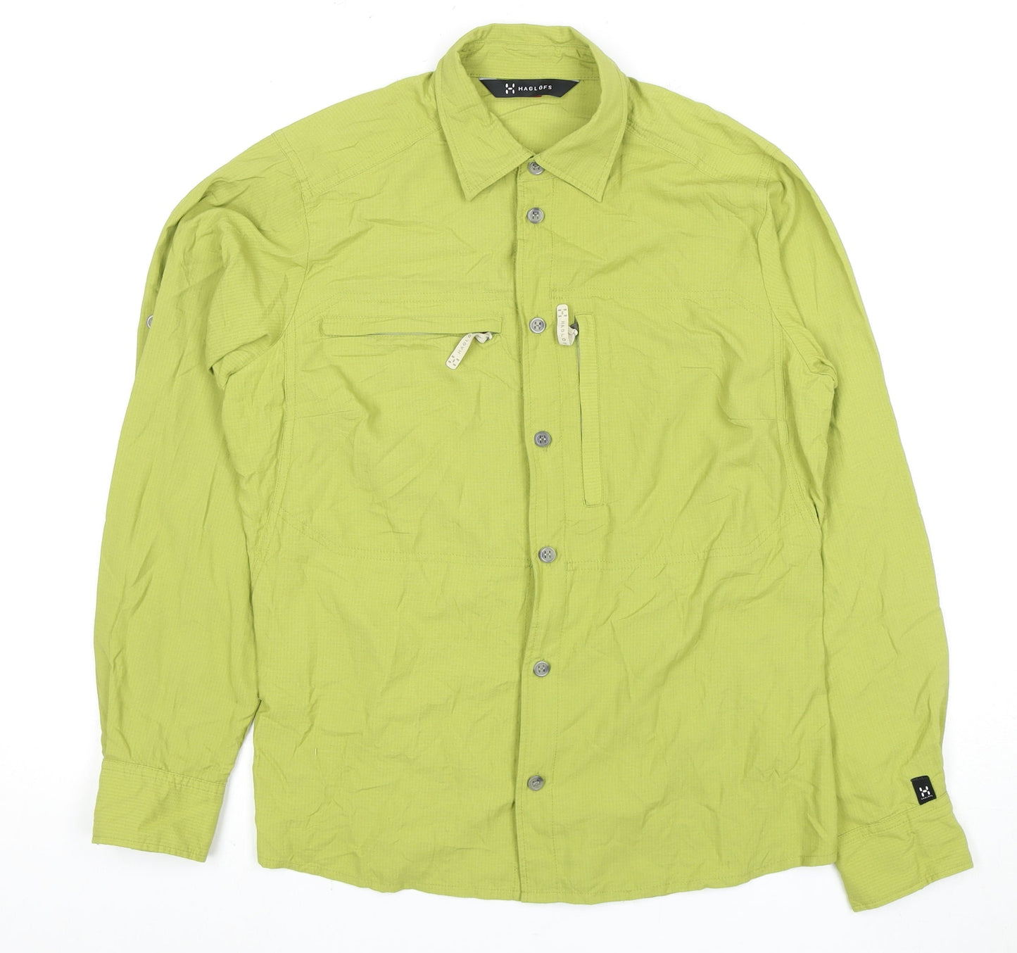 Haglöfs Women's Green L Lightweight Button-Up Shirt