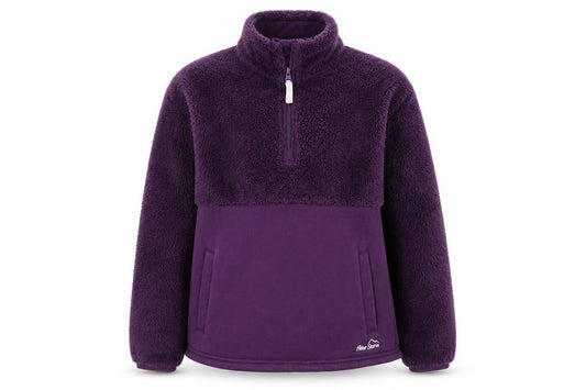 Peter Storm Girls Purple Fleece Pullover Sweater 11-12 Years