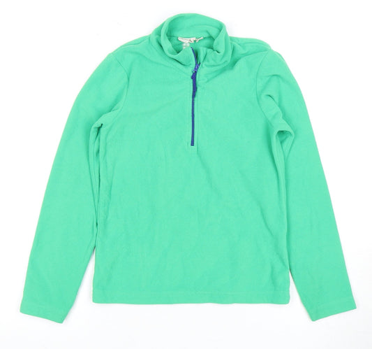 Mountain Warehouse Boys' Green Fleece Sweatshirt XS