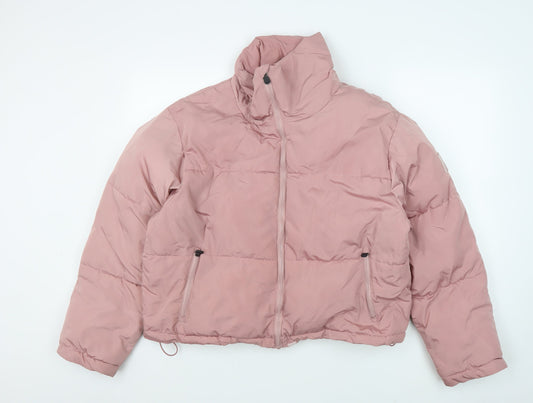 Everlast Women's Pink Puffer Jacket, Size 14, Winter Warmth