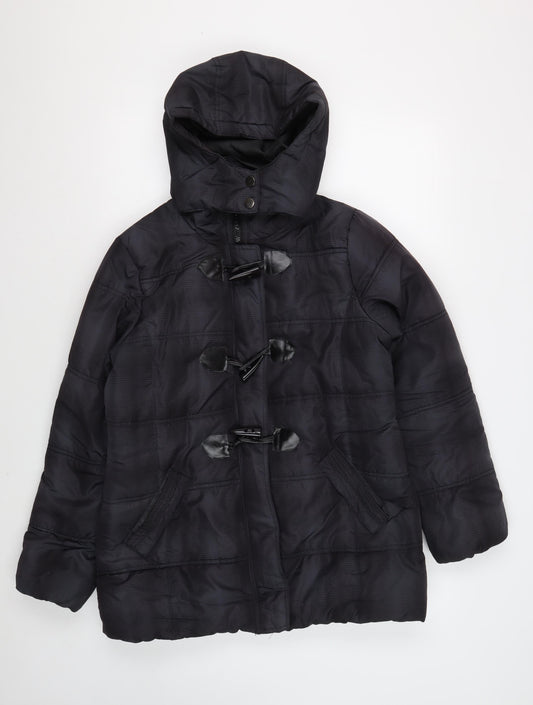 Brave Soul Women's Black Puffer Jacket L