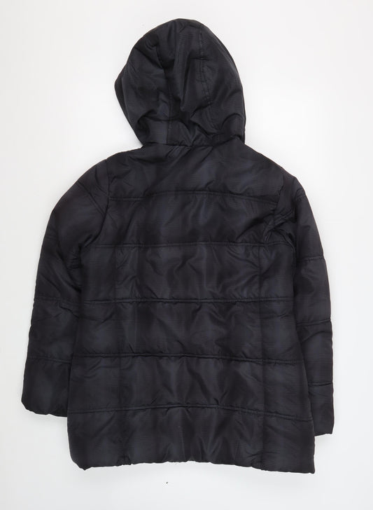Brave Soul Women's Black Puffer Jacket L