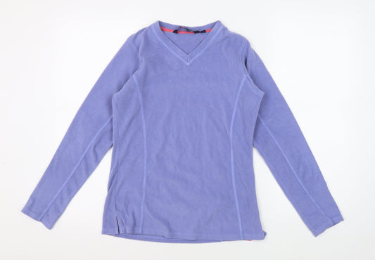 Peter Storm Women's Purple Fleece Sweatshirt Size 8