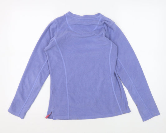 Peter Storm Women's Purple Fleece Sweatshirt Size 8