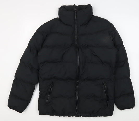 Hi Gear Unisex Black Puffer Jacket 12 Plus Casual Winter