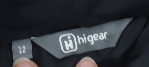 Hi Gear Unisex Black Puffer Jacket 12 Plus Casual Winter