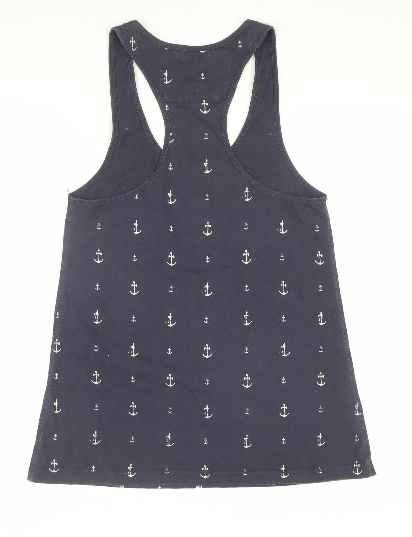 Paul's Boutique Women's Blue Anchor Tank Top, Size S