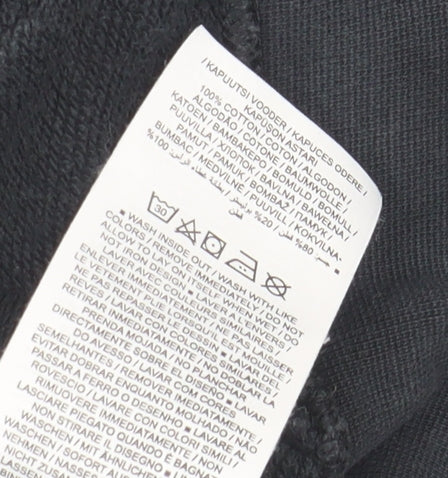 Nike Men's Black XS Pullover Hoodie, Logo Accents