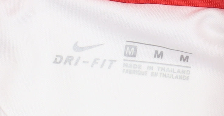 Nike Men's White Football Jersey T-Shirt M