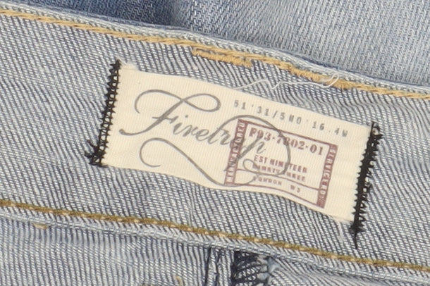 Firetrap Women's Blue Skinny Jeans Size 14 Regular