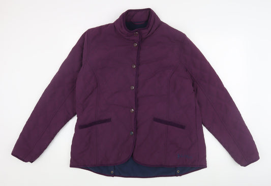 Jack Murphy Women's Purple Quilted Jacket Size 18