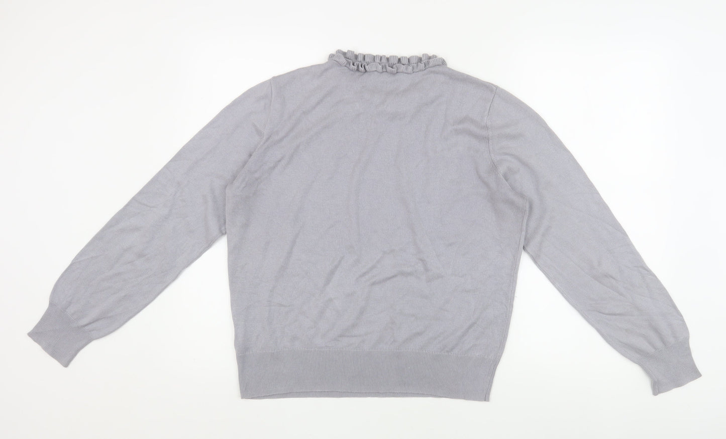Oasis Women's Grey Pullover Jumper Size L