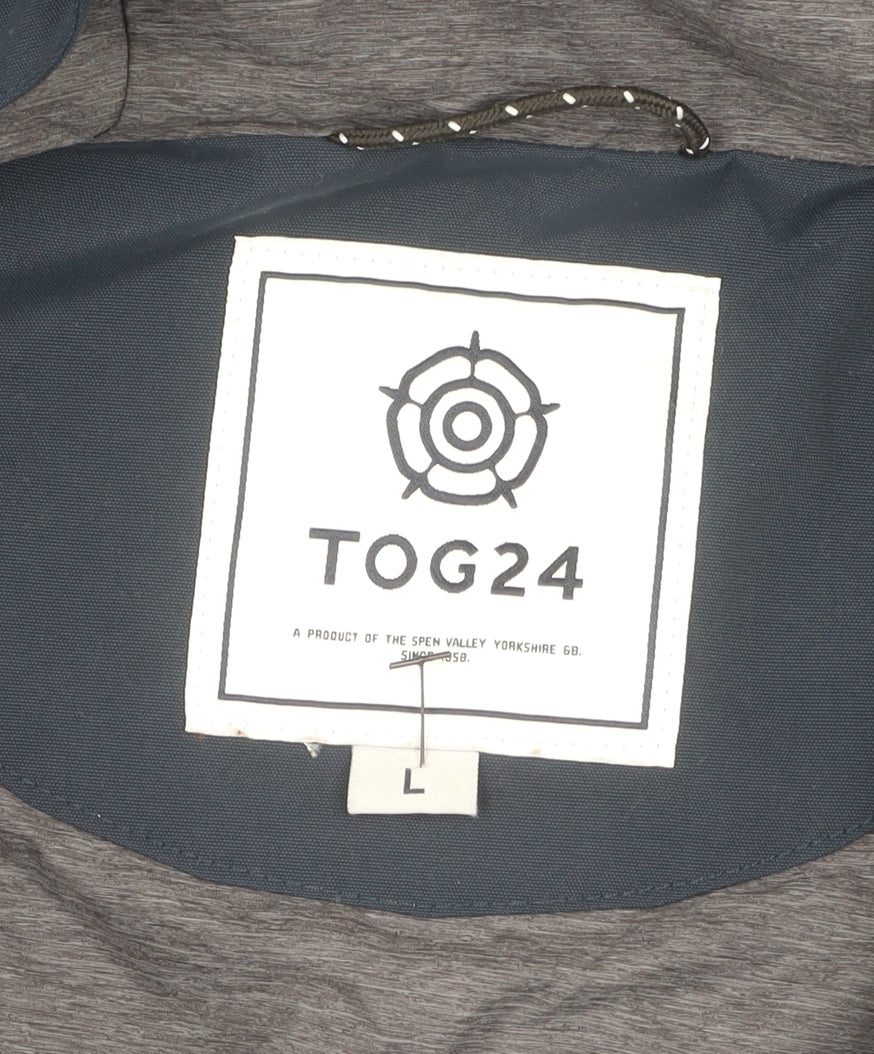 TOG24 Men's Blue Waterproof Jacket L