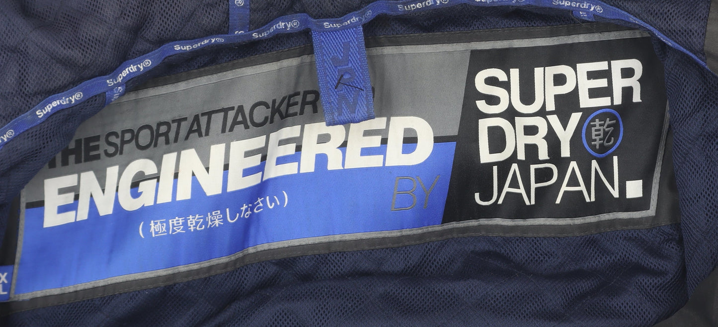 Superdry Men's Black XL Basic Jacket Hooded