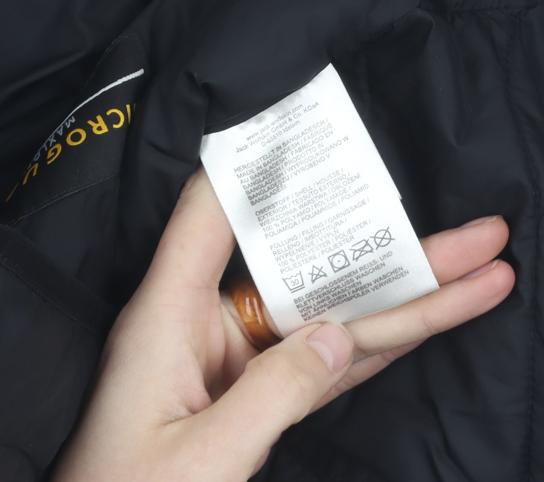 Jack Wolfskin Women's Black Puffer Jacket Size 12/14