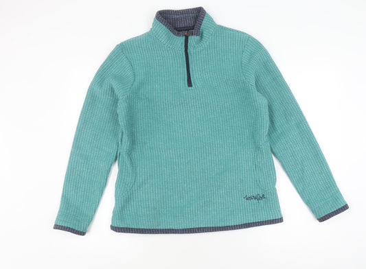 Weird Fish Women's Blue 12 Check Sweatshirt