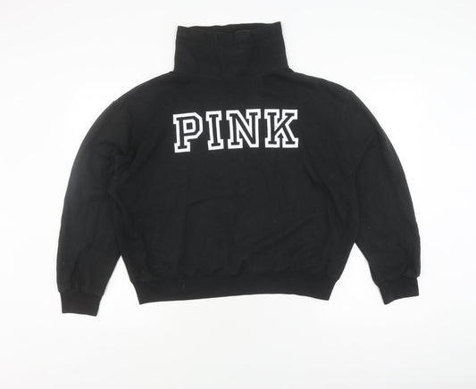 Victoria's Secret Pink Women's Black XS Sweatshirt
