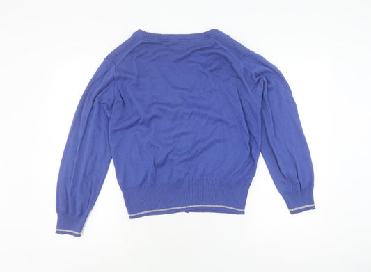 McKenzie Women's Blue Cardigan, Size 16, V-Neck, Casual