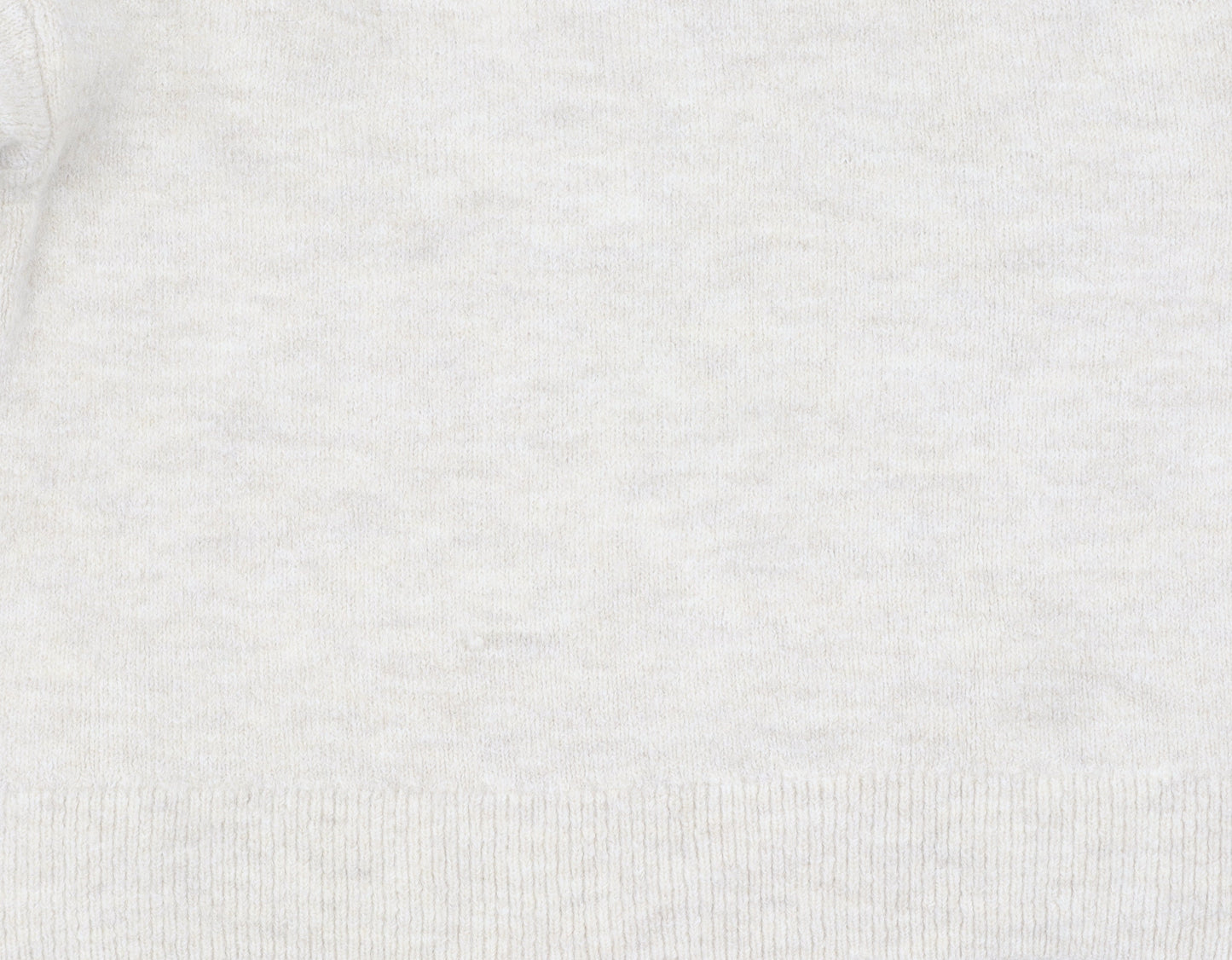 Superdry Women's Beige Mock Neck Pullover Jumper Size 10