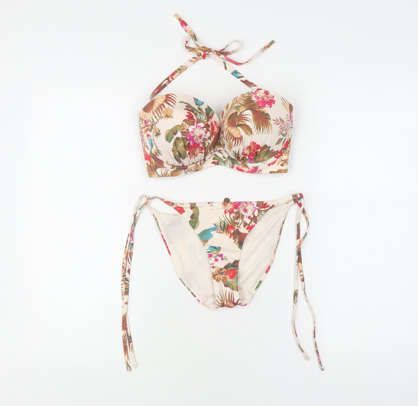 Gossard Women's XS Multicoloured Floral Bikini Set