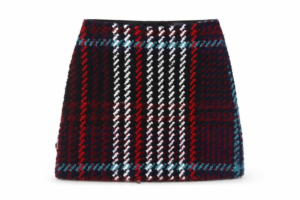 Marks and Spencer Women's Multicoloured Plaid Skirt Size 10