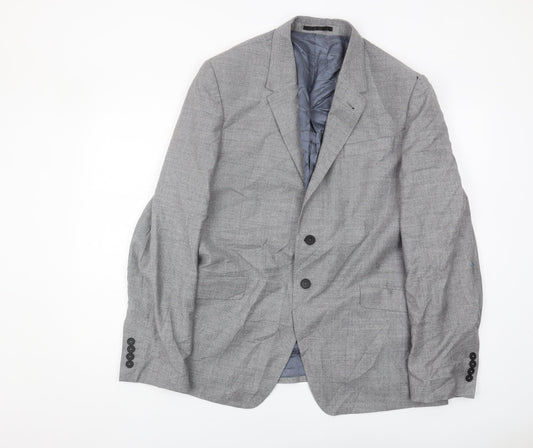 Paul Smith Men's Grey Wool Blazer 44R