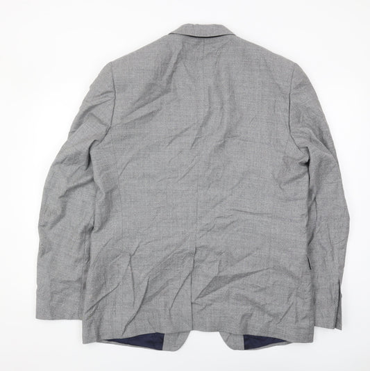 Paul Smith Men's Grey Wool Blazer 44R
