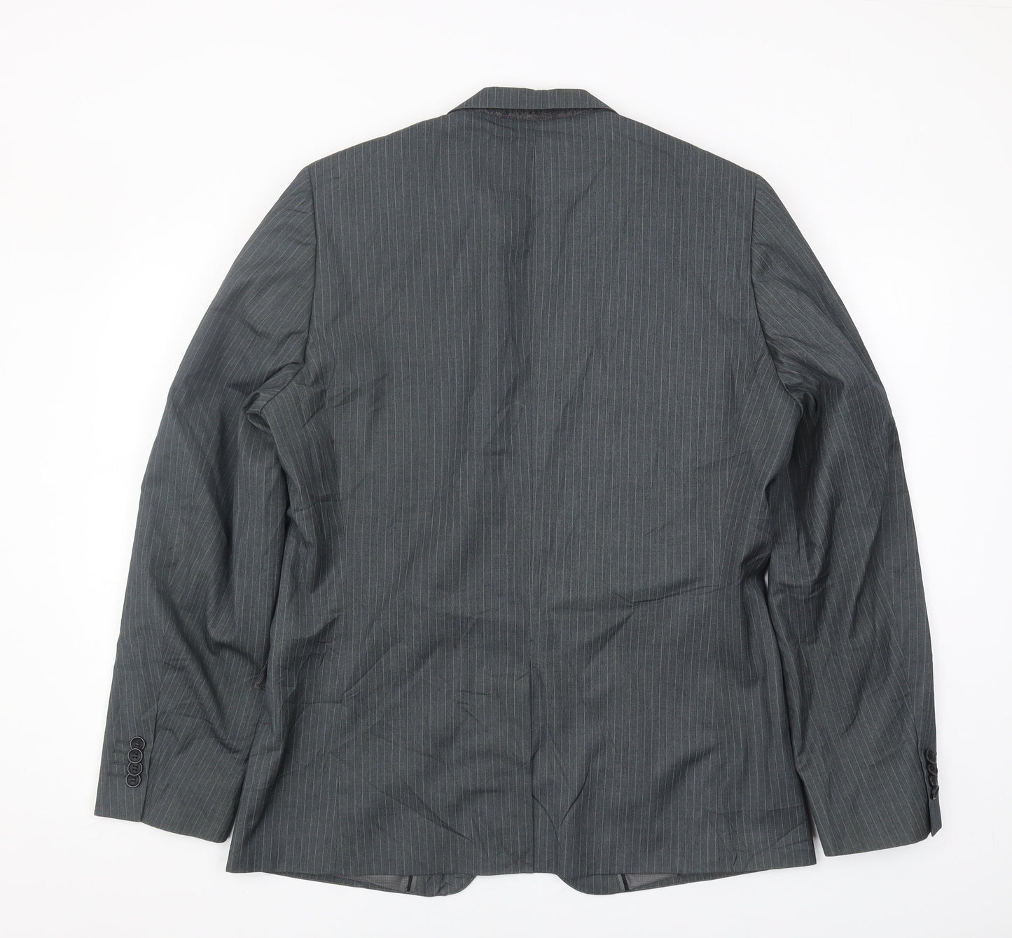 Butler & Webb Grey Men's Blazer 40, Striped Classic
