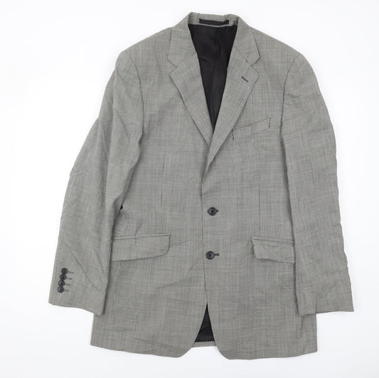 Marks and Spencer Men's Black White Blazer 40L