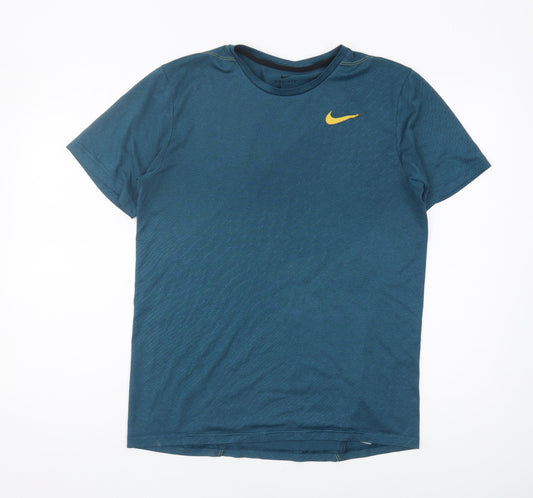 Nike Mens Blue Dri-Fit T-Shirt M Short Sleeve