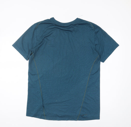 Nike Mens Blue Dri-Fit T-Shirt M Short Sleeve