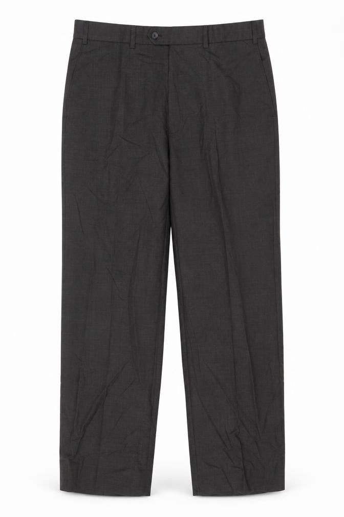 Marks and Spencer Men's Black Wool Trousers - 38