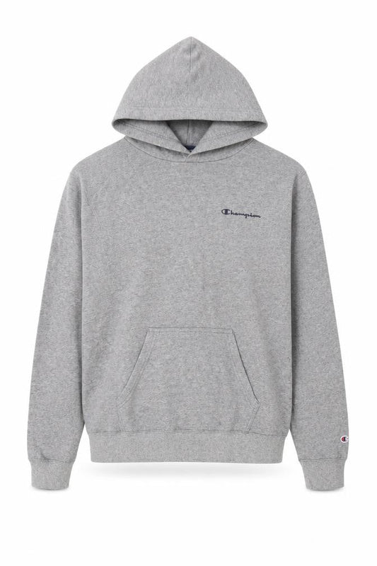 Mens UK S Regular Champion Grey Pullover Hoodie