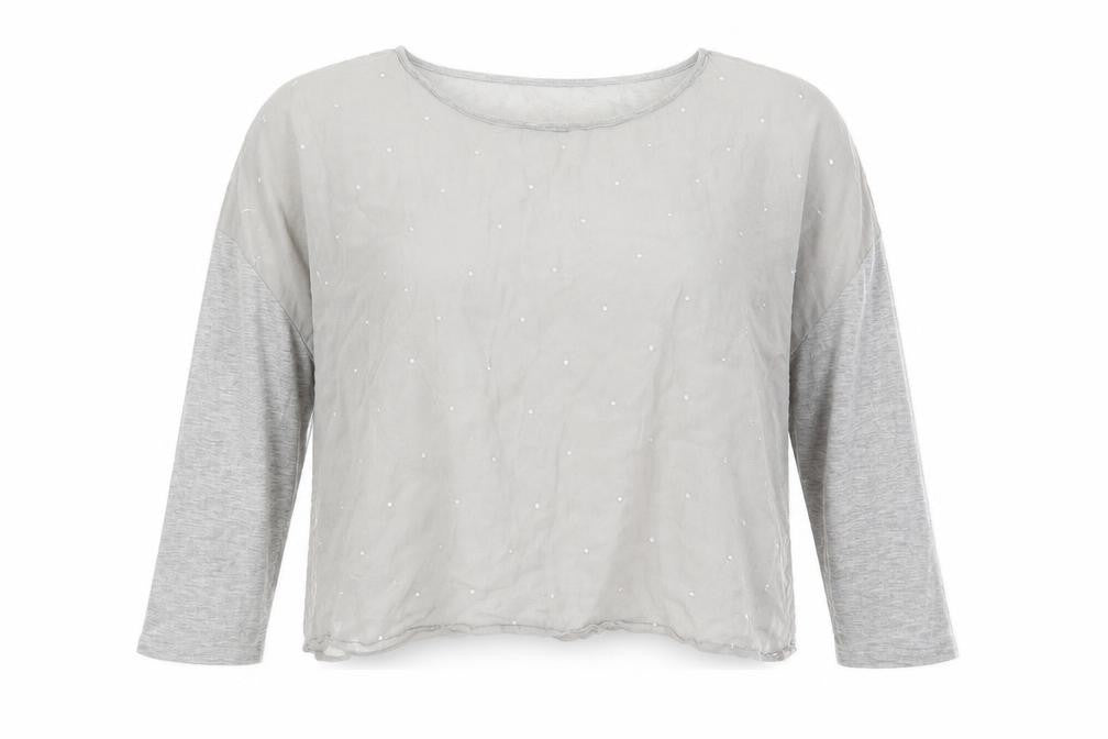 Womens UK Size 14 Mint Velvet Grey Polyester Blend Blouse